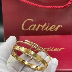 1590 Gold Plated Bangle Set