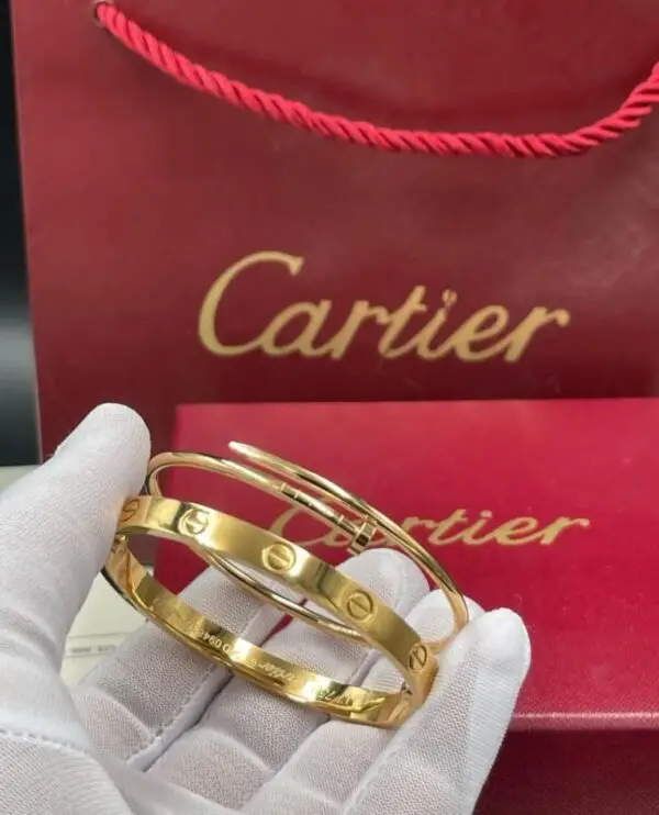 1590 Gold Plated Bangle Set