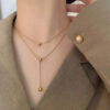 1586 Gold Plated Necklace