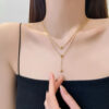 1586 Gold Plated Necklace