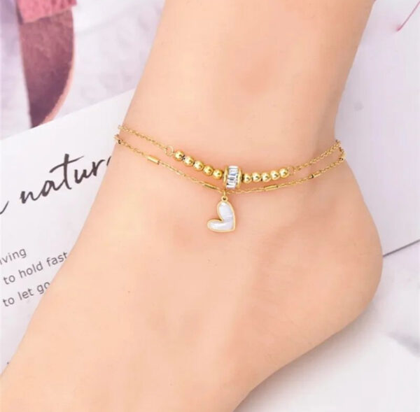 1583 Gold Plated Anklet - Image 2