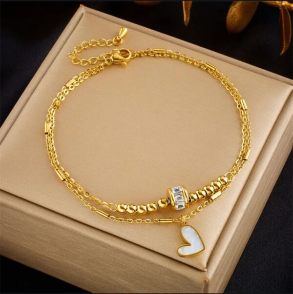 1583 Gold Plated Anklet - Image 3