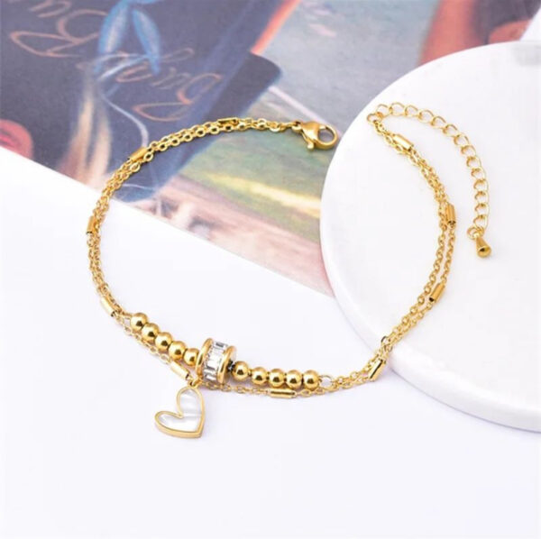 1583 Gold Plated Anklet - Image 4