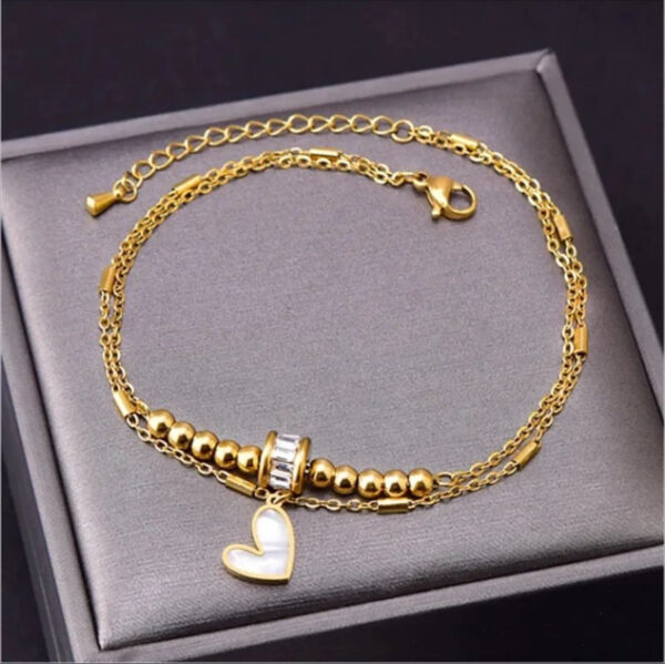 1583 Gold Plated Anklet - Image 5