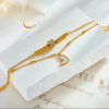 1583 Gold Plated Anklet