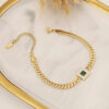1589 Gold Plated Necklace & Bracelet