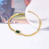 1589 Gold Plated Necklace & Bracelet