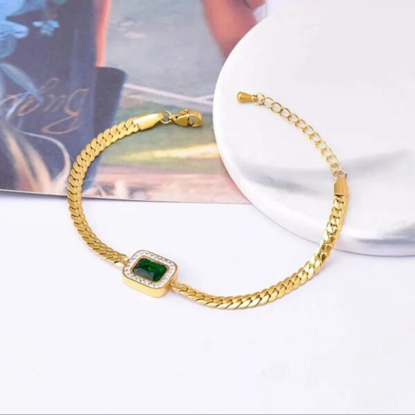 1589 Gold Plated Necklace & Bracelet