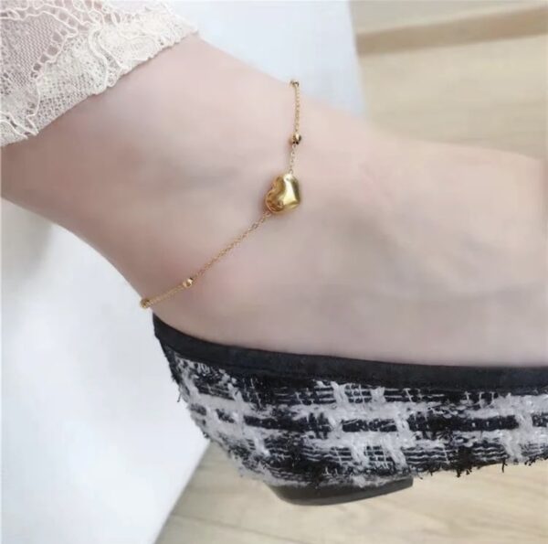 1582 Gold Plated Anklet - Image 4