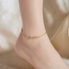 1581 Gold Plated Anklet