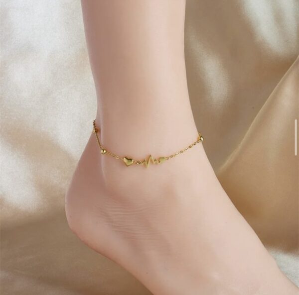 1581 Gold Plated Anklet