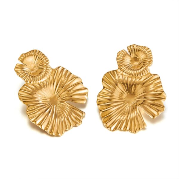 1591 Gold Plated Earrings - Image 5
