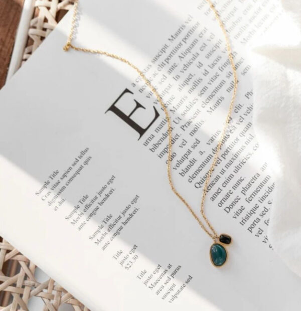 1598 Gold Plated Necklace - Image 9