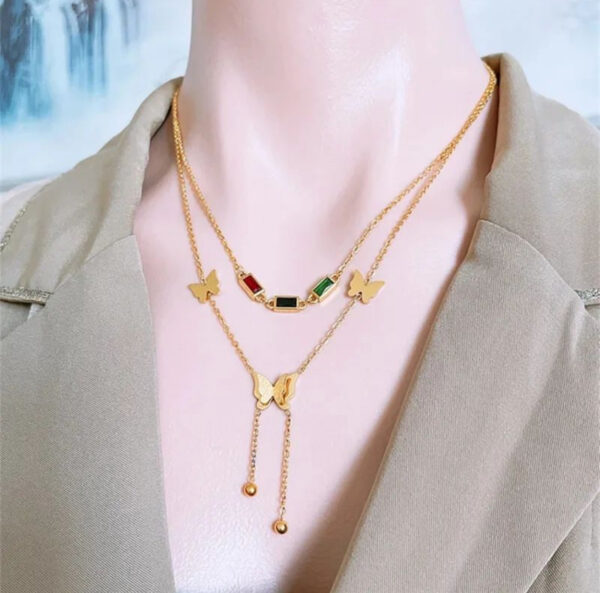 1596 Gold Plated Necklace - Image 2