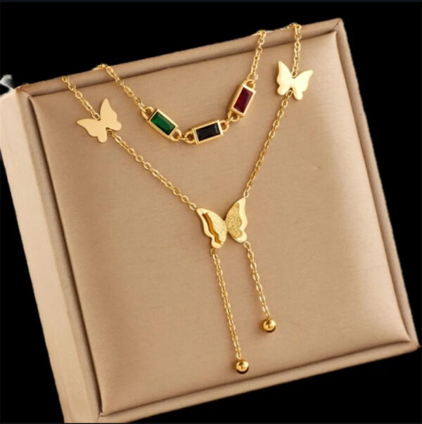 1596 Gold Plated Necklace - Image 3