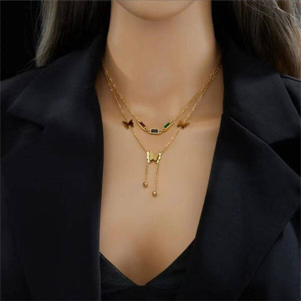 1596 Gold Plated Necklace - Image 4