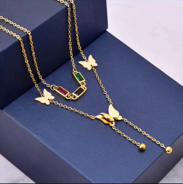 1596 Gold Plated Necklace - Image 6