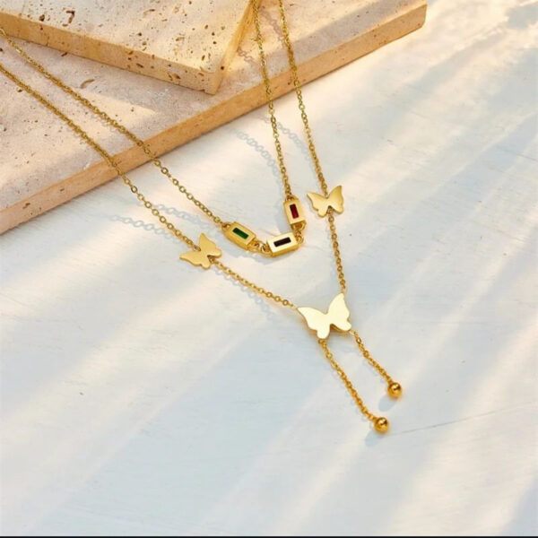 1596 Gold Plated Necklace - Image 7