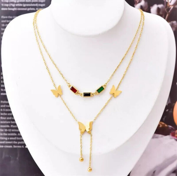 1596 Gold Plated Necklace - Image 8