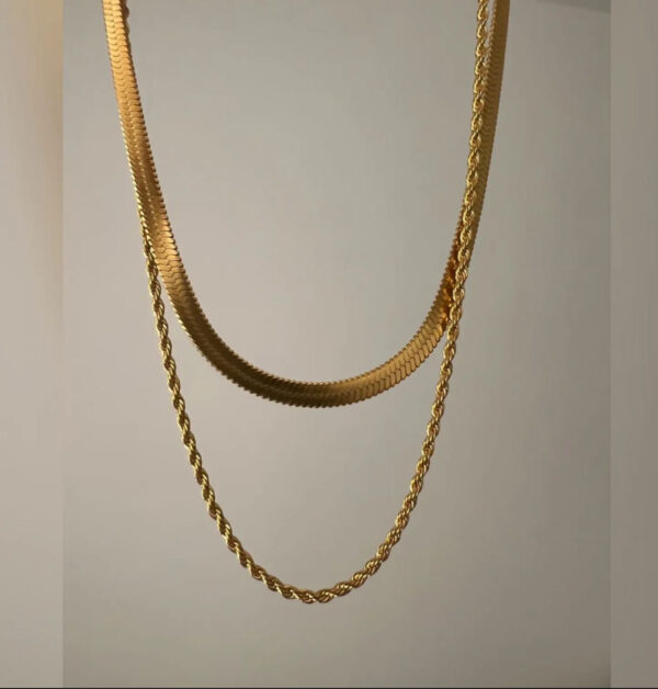 1594 Gold Plated Necklace - Image 2