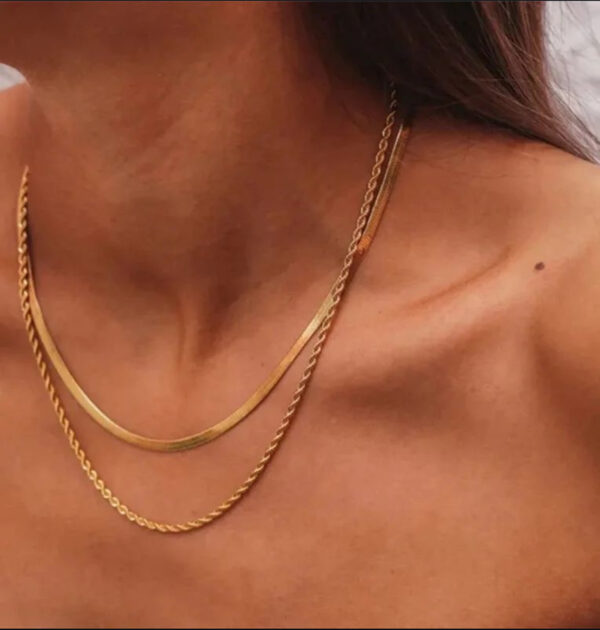 1594 Gold Plated Necklace - Image 7