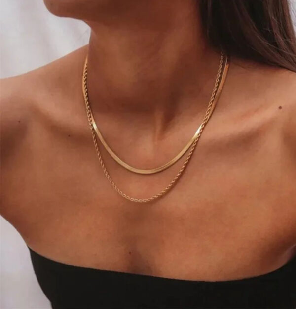 1594 Gold Plated Necklace - Image 8