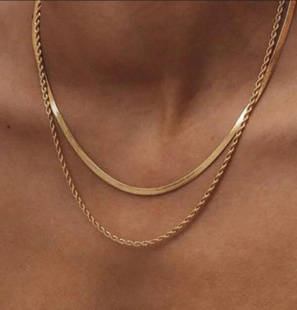 1594 Gold Plated Necklace - Image 9