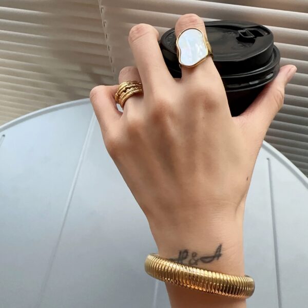 1604 Gold Plated Ring - Image 2