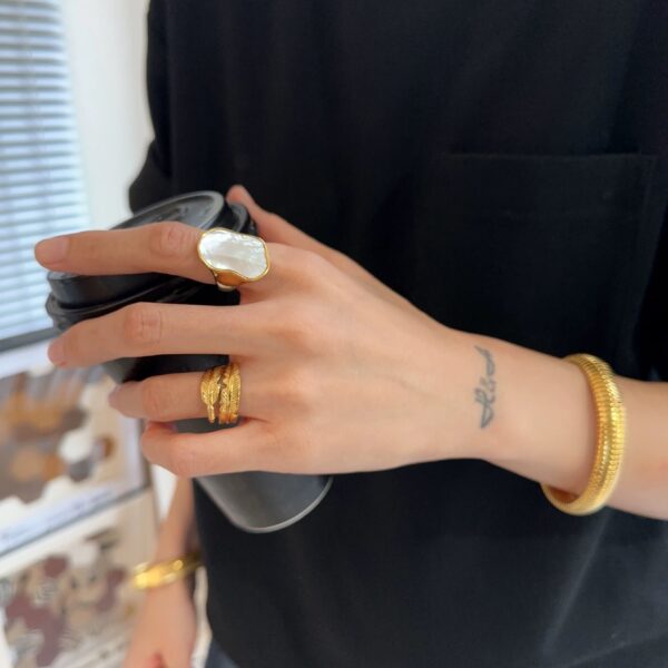 1604 Gold Plated Ring - Image 3