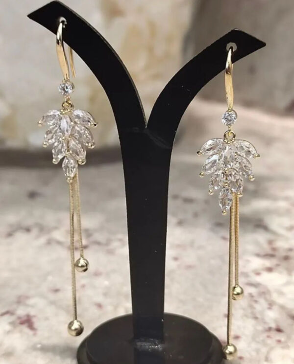 1606 Gold Plated Earrings - Image 2