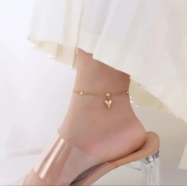1601 Gold Plated Anklet - Image 2