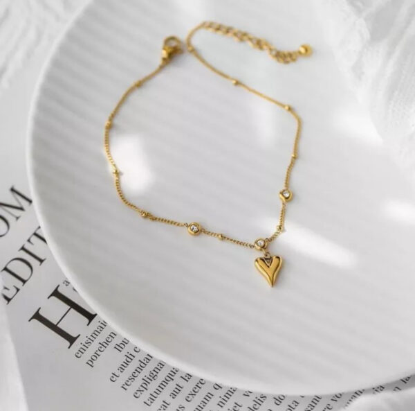 1601 Gold Plated Anklet - Image 5