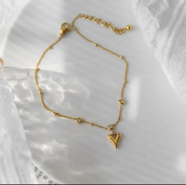 1601 Gold Plated Anklet - Image 6