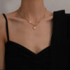 1608 Gold Plated Necklace