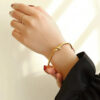 1611 Gold Plated Bangle