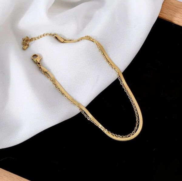 1603 Gold Plated Anklet - Image 6