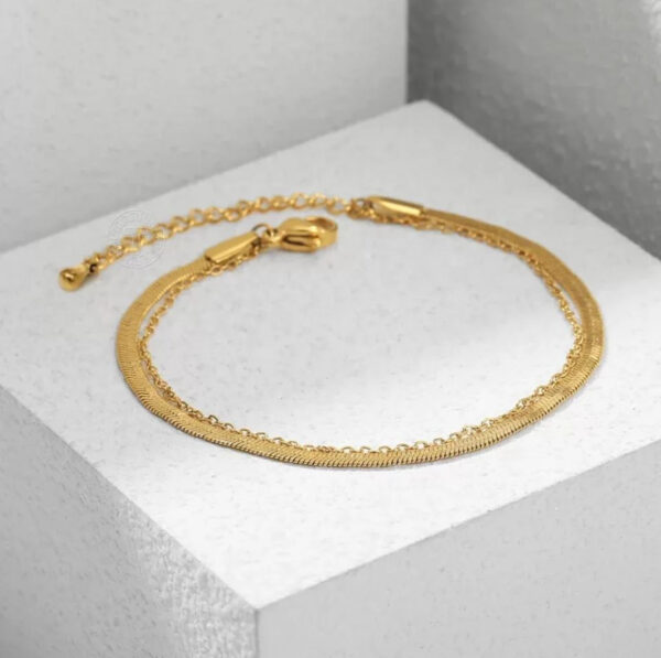 1603 Gold Plated Anklet - Image 7