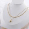 1635 Gold Plated Necklace & Bracelet