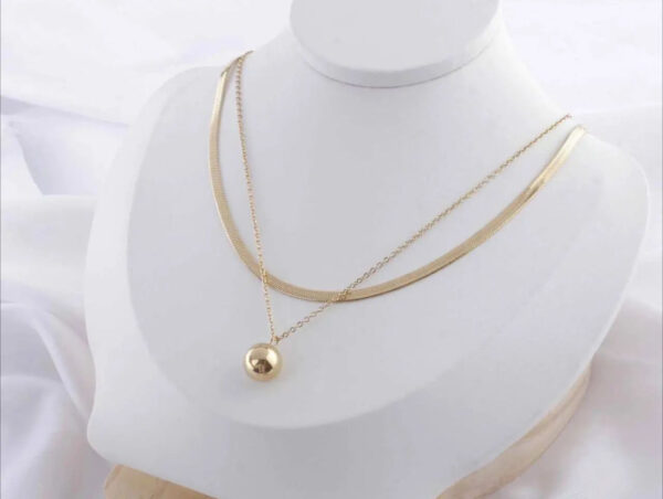 1635 Gold Plated Necklace & Bracelet