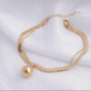 1635 Gold Plated Necklace & Bracelet