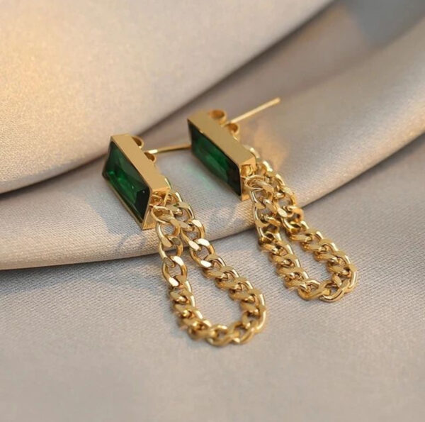 1632 Gold Plated Earrings - Image 3