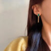 1632 Gold Plated Earrings