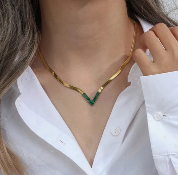 1618 Gold Plated Necklace - Image 4