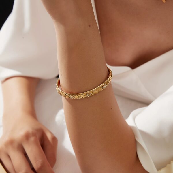 1641 Gold Plated Bangle - Image 4