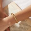 1641 Gold Plated Bangle