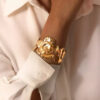 1646 Gold Plated Bangle