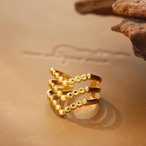 1653 Gold Plated Ring - Image 4
