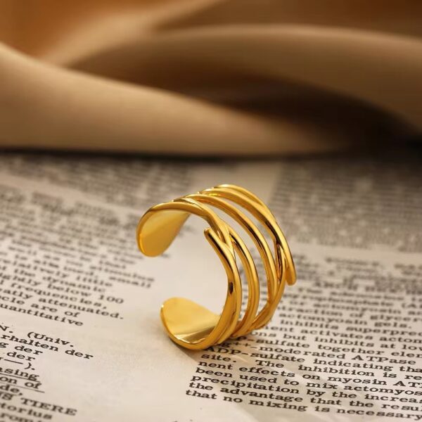 1655 Gold Plated Ring - Image 7