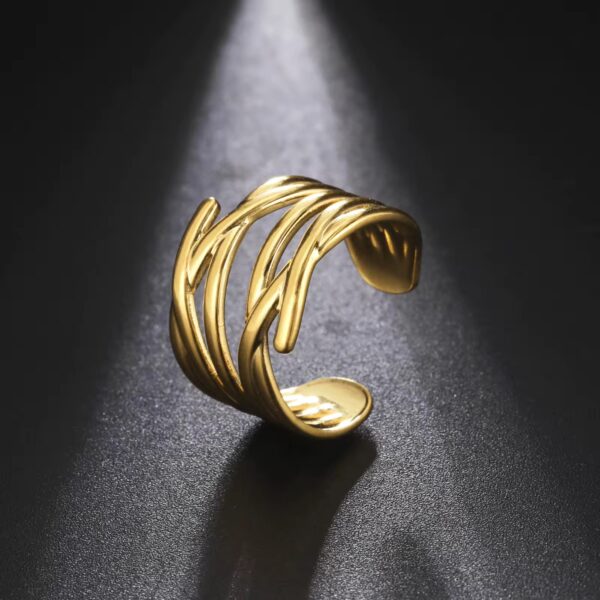 1655 Gold Plated Ring - Image 3