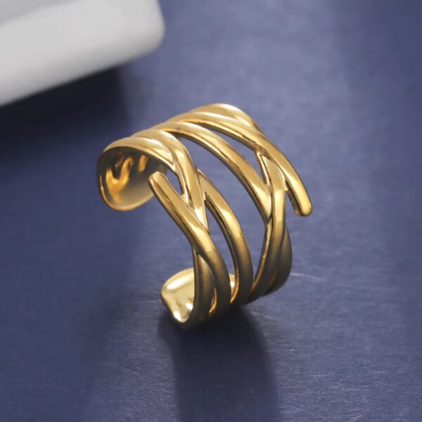 1655 Gold Plated Ring - Image 2
